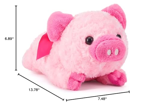 IKASA pig stuffed animal, soft texture for bedtime stories