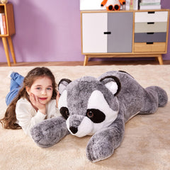 IKASA premium raccoon plush with EN71 ASTM safety verified.
