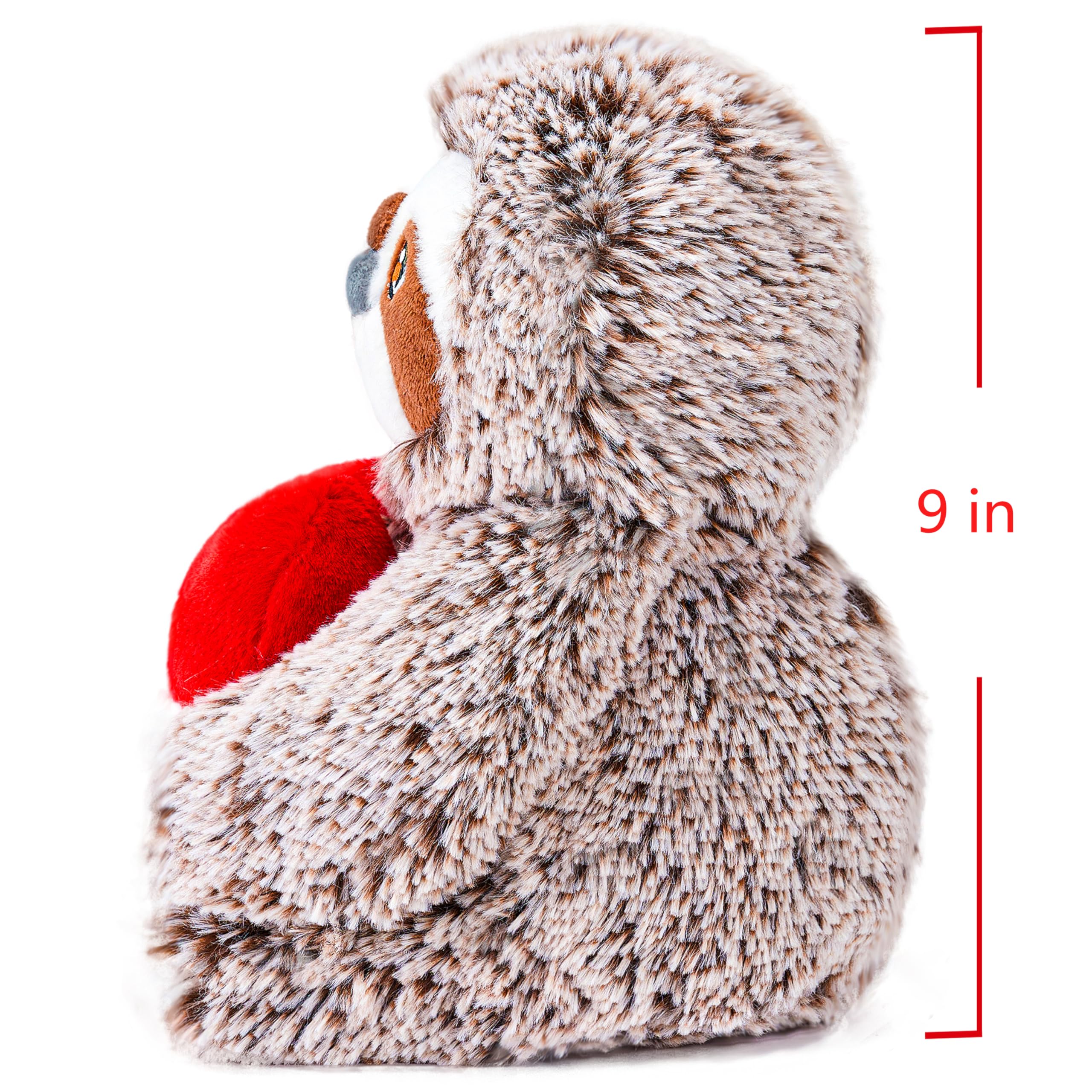 IKASA Sloth nine-inch size is portable for on-the-go hugs.