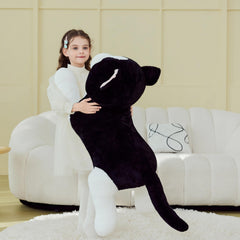 IKASA 30-inch cat plush adds playful charm to playrooms and bedrooms.