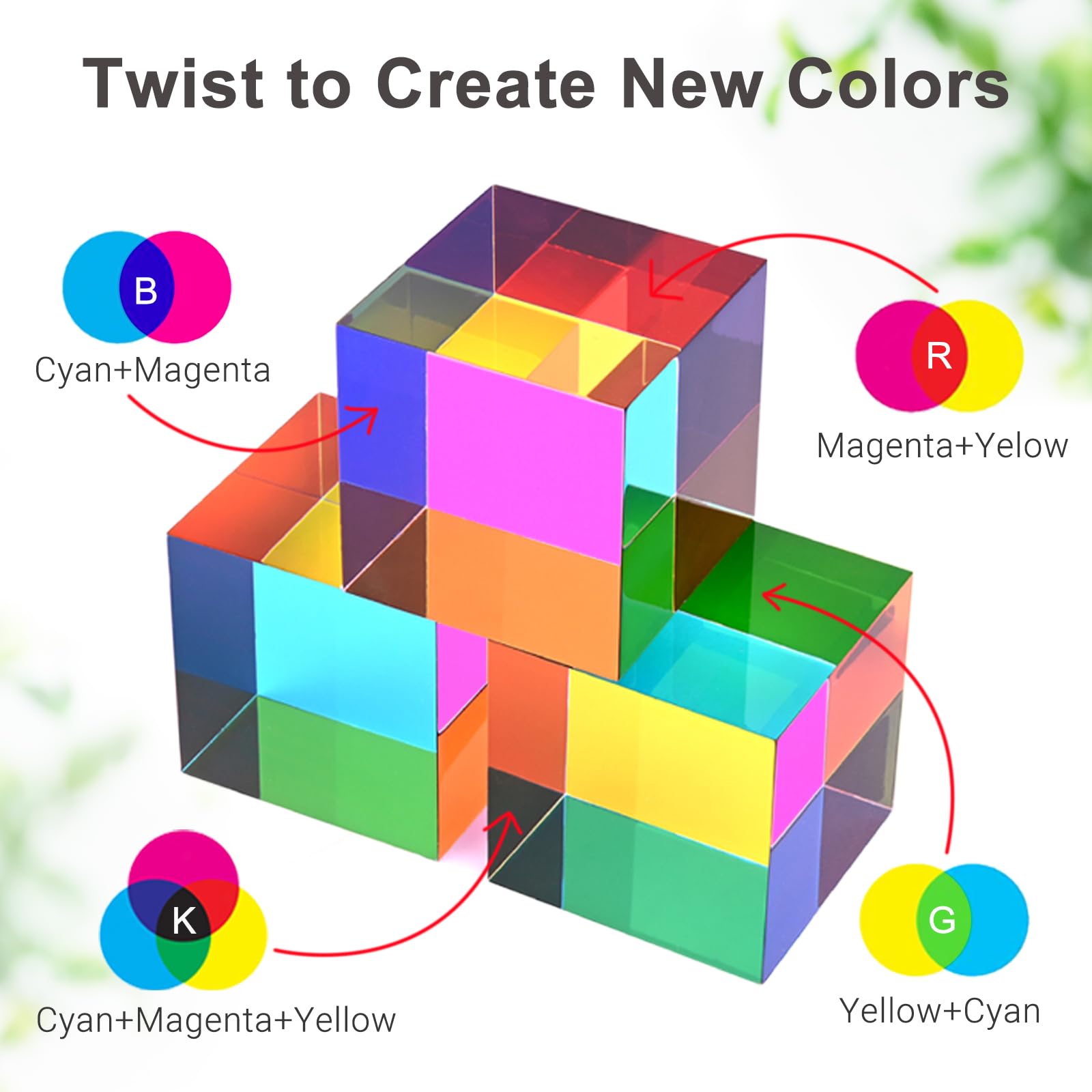 iKeelo Mega Cube decorates your desk with luminous colors.