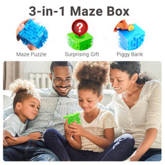 ikeelo Money Maze Box green design promotes engagement and hands-on problem solving