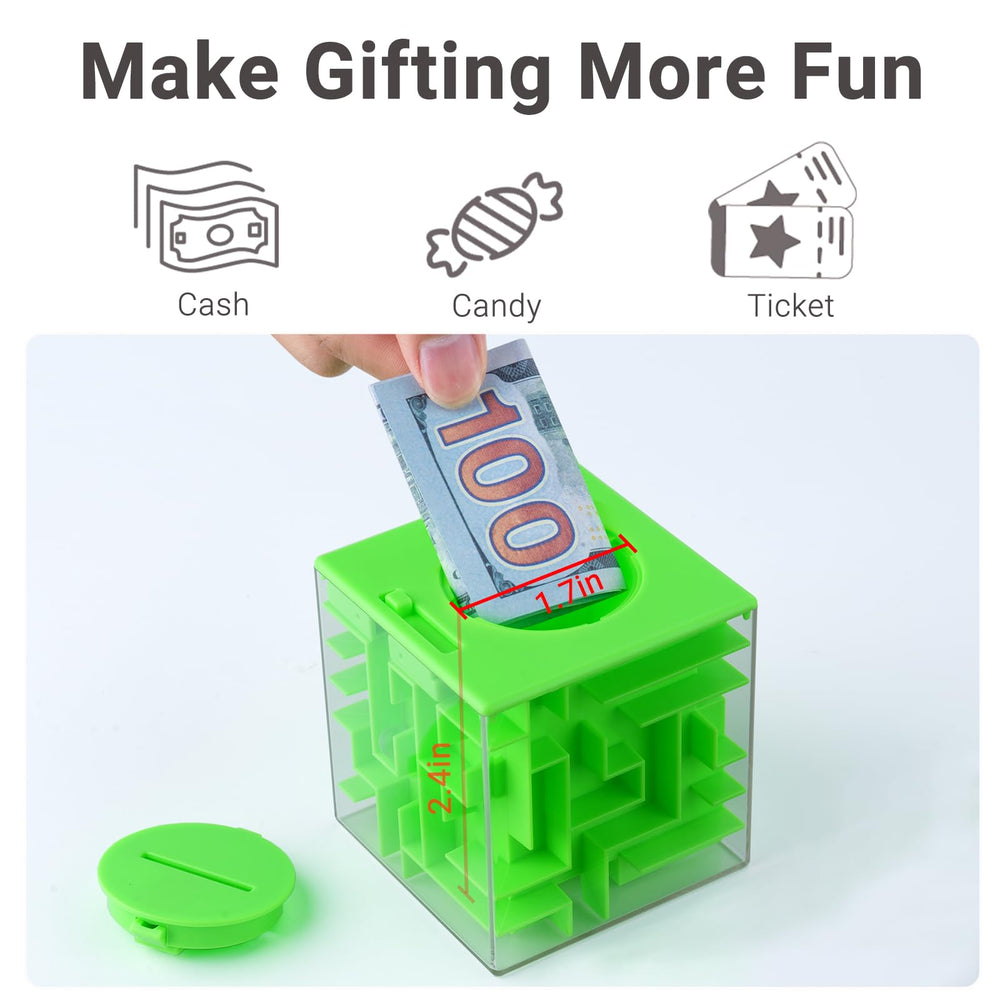 ikeelo Money Maze Box mechanism slide bar demonstrates the unlock action