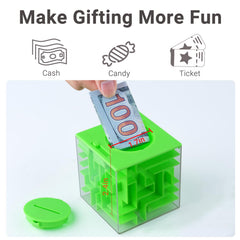 ikeelo Money Maze Box mechanism slide bar demonstrates the unlock action