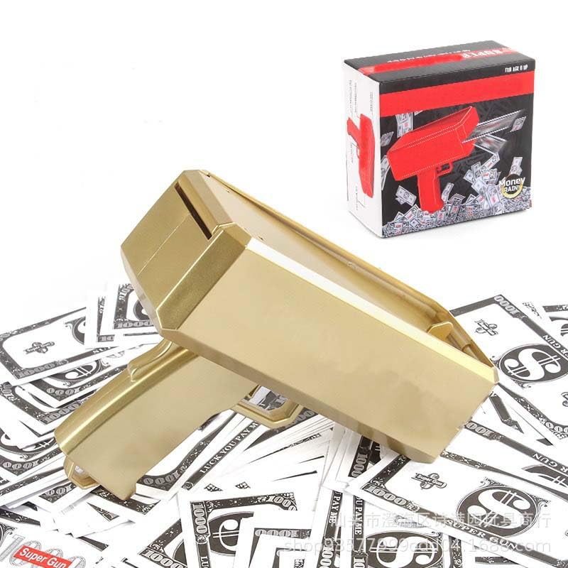 IKJNMLP prop money gun gift idea for celebrations