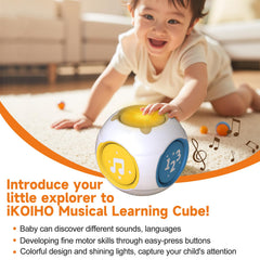 iKOIHO learning cube animal-sounds feature supports sensory curiosity