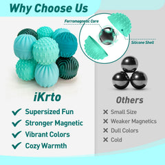 iKrto magnetic balls for endless shapes and calming play