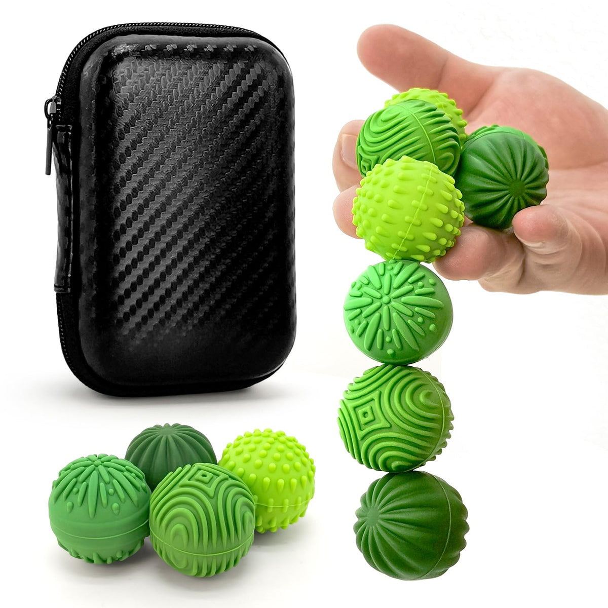 iKrto magnetic stress fidget ball desk setup for focused work and discreet relief