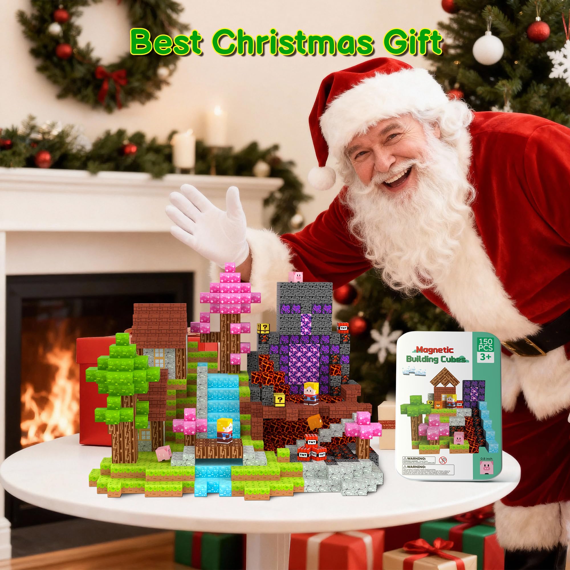 iLacven 150pcs cubes in backpack-friendly travel set for quiet entertainment