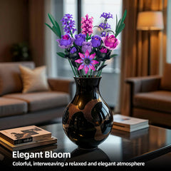 iLacven light purple rose blossom adds soft contrast