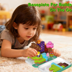 iLacven Magnetic Blocks suitable for classroom projects and group activities