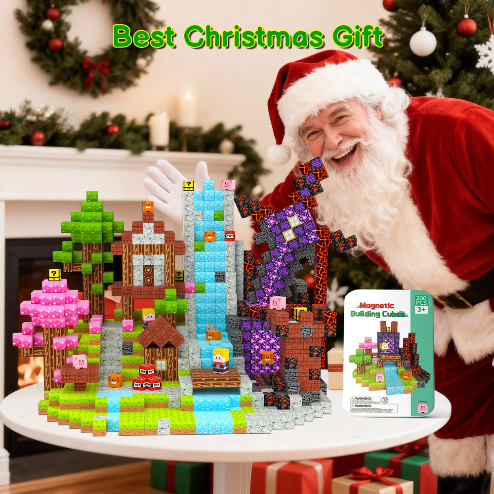 iLacven blocks with colorful cubes spark creative tower building