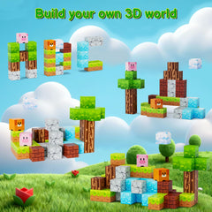 iLacven blocks work with other 0.8-inch cube sets for expanded play.