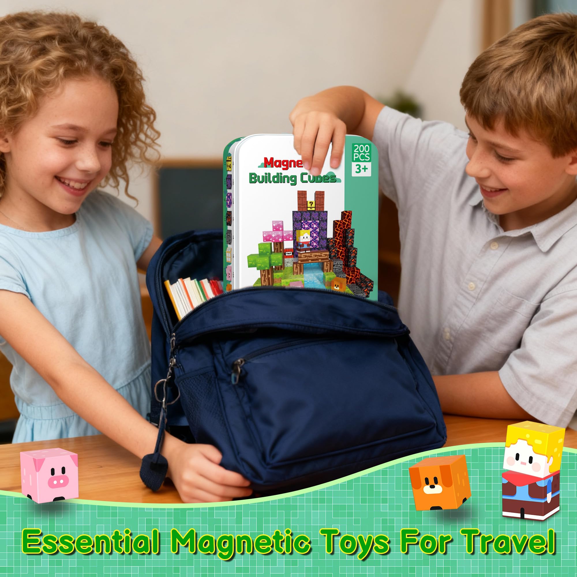 iLacven sturdy tin holds pieces securely for travel