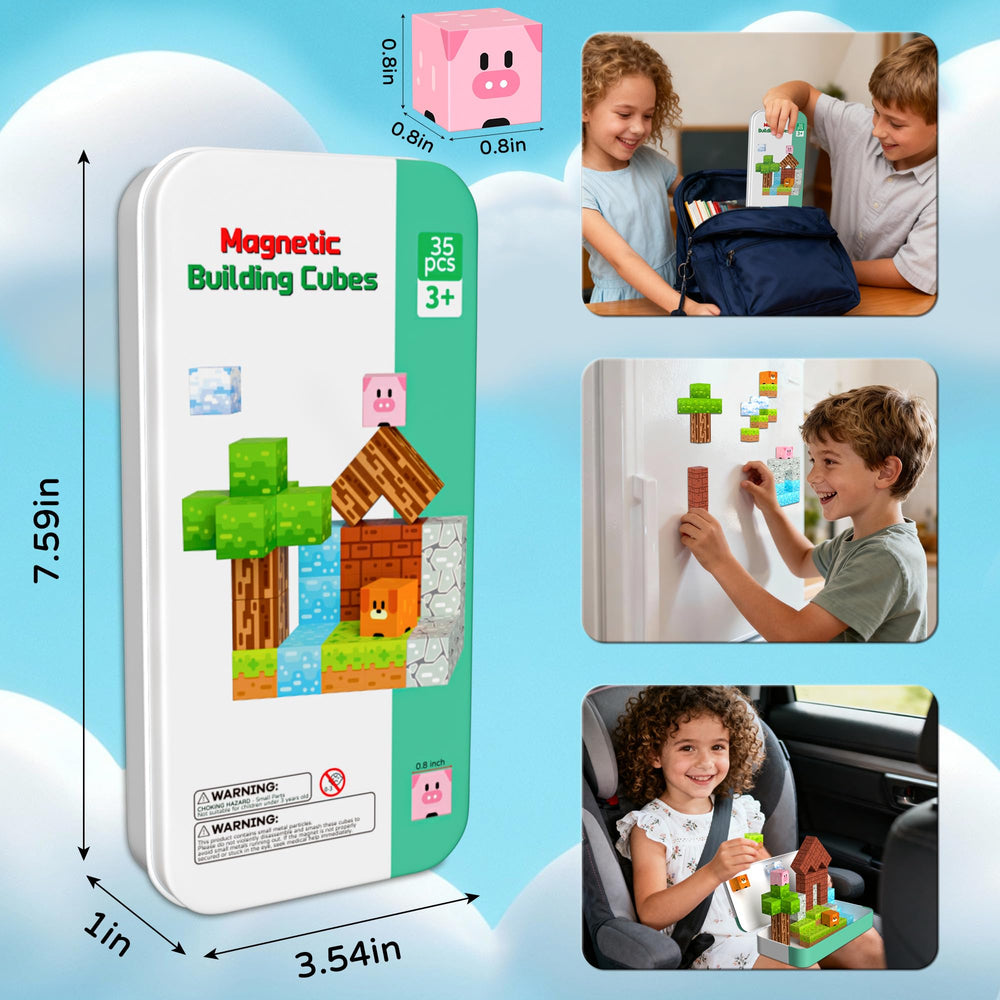 iLacven blocks enable open-ended play and creative structural designs.