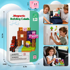 iLacven Magnetic Blocks open-ended play supports creativity and problem-solving