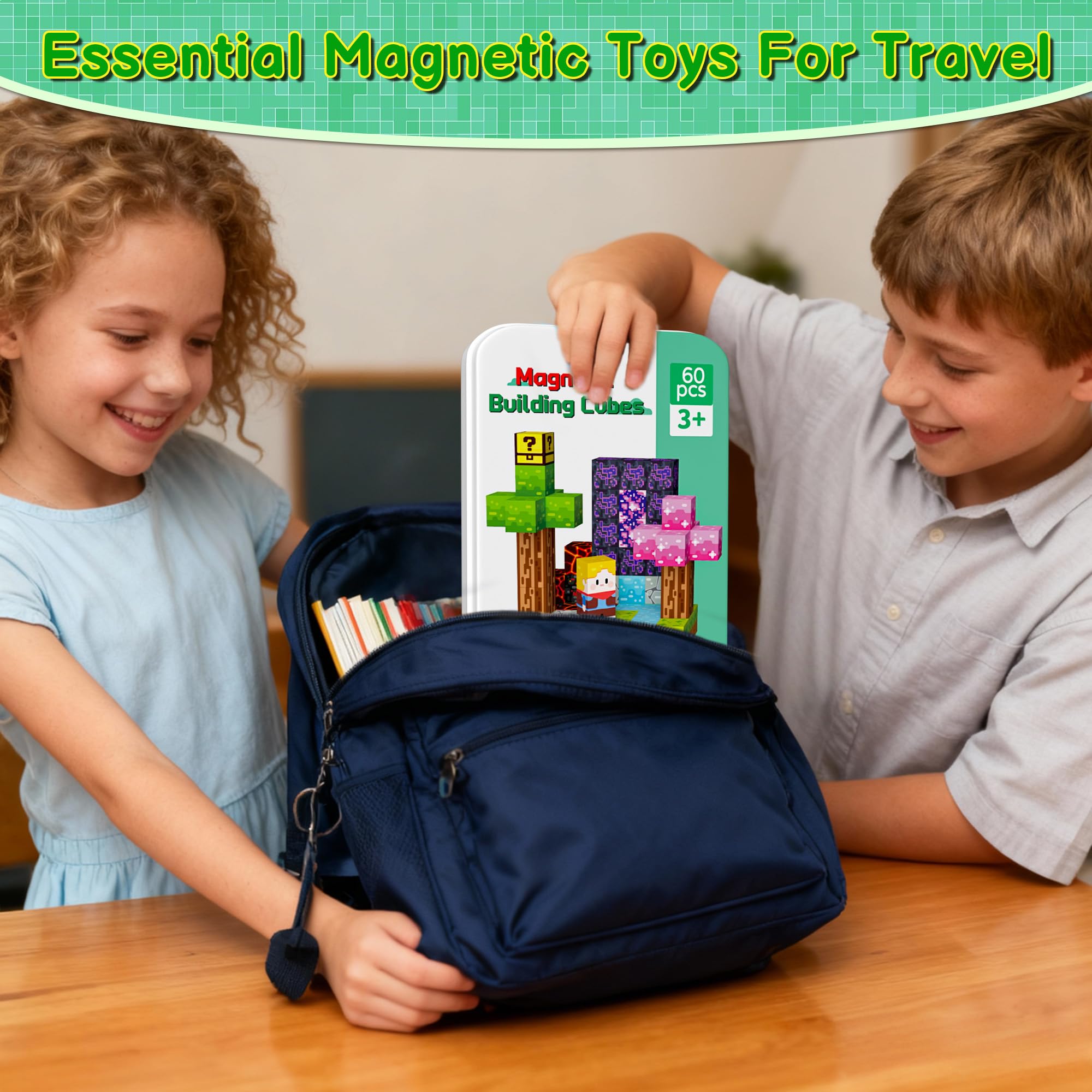 iLacven safe durable ABS blocks designed for kids 3 and up