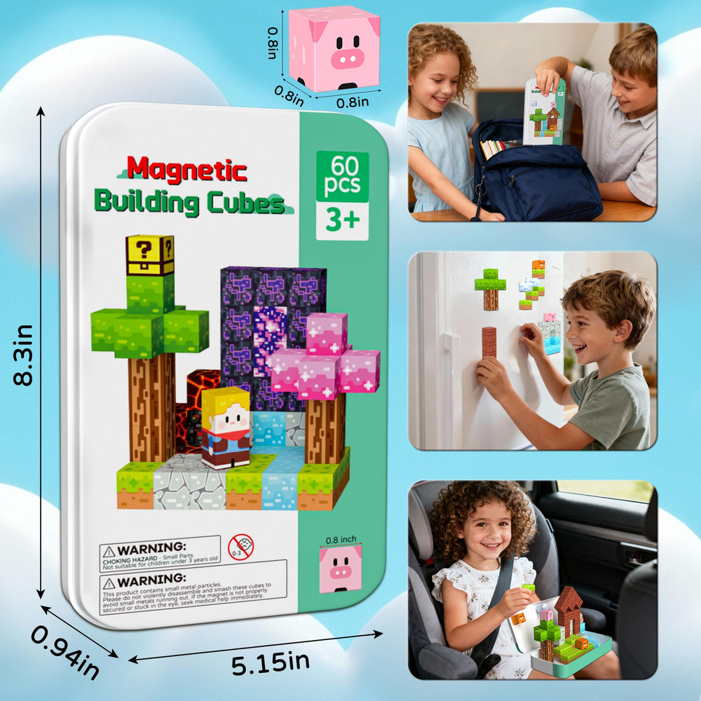 iLacven stem educational toy promotes open-ended construction and problem solving through play