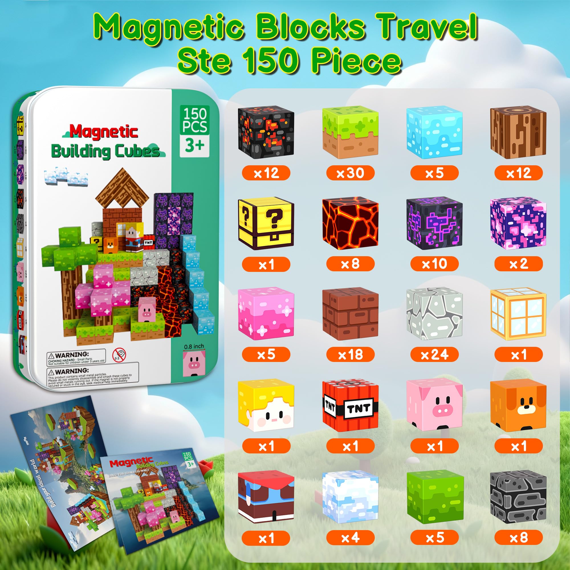 iLacven travel-ready STEM toy supports fine motor skills