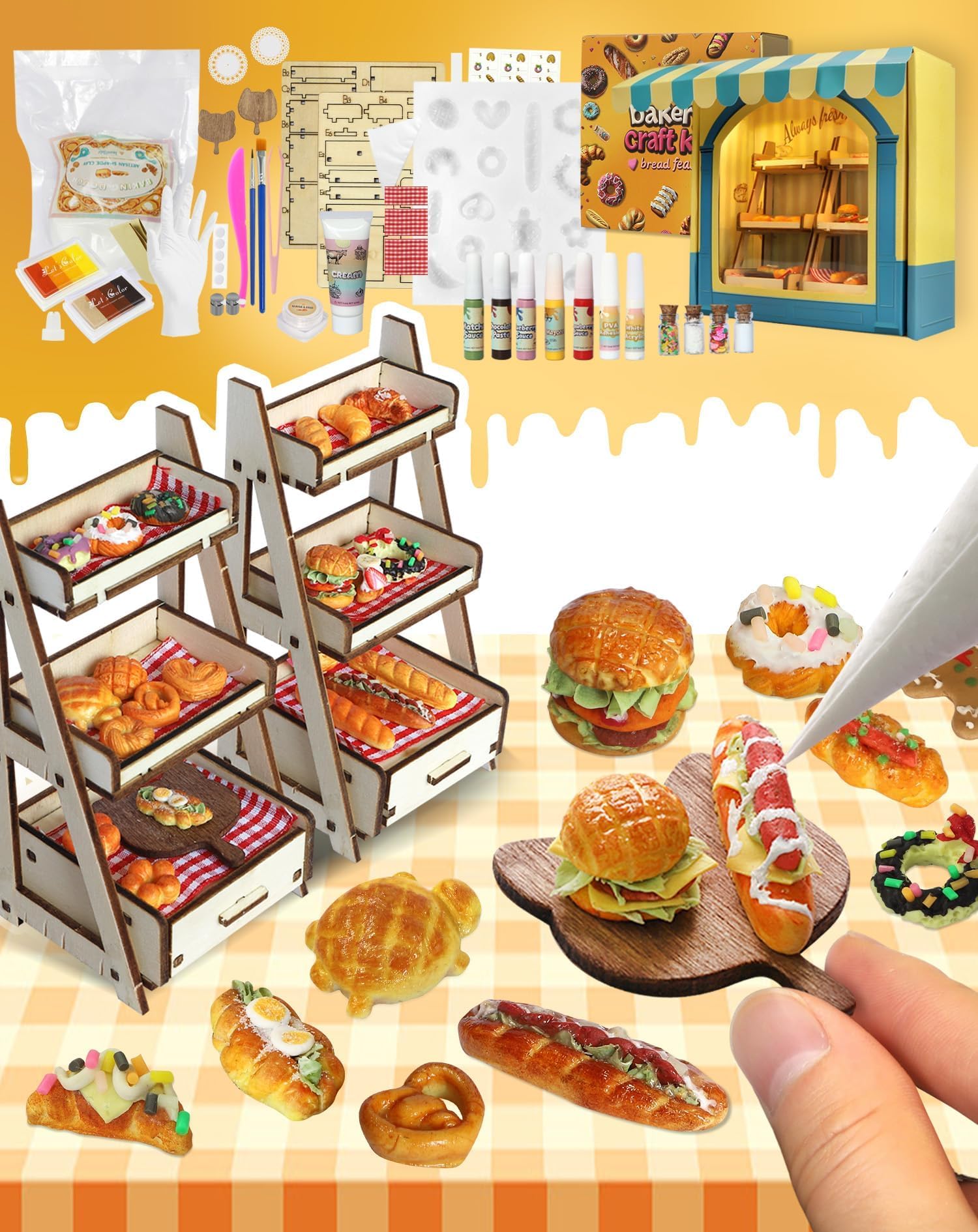 iland air dry clay kit full box; everything you need for miniatures in one package.