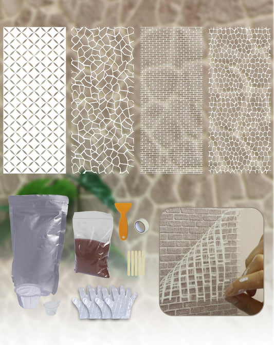 iland Dollhouse 3D brick wall templates show textured brick patterns for realism