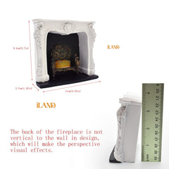 iLAND Dollhouse fire light can flash or glow.