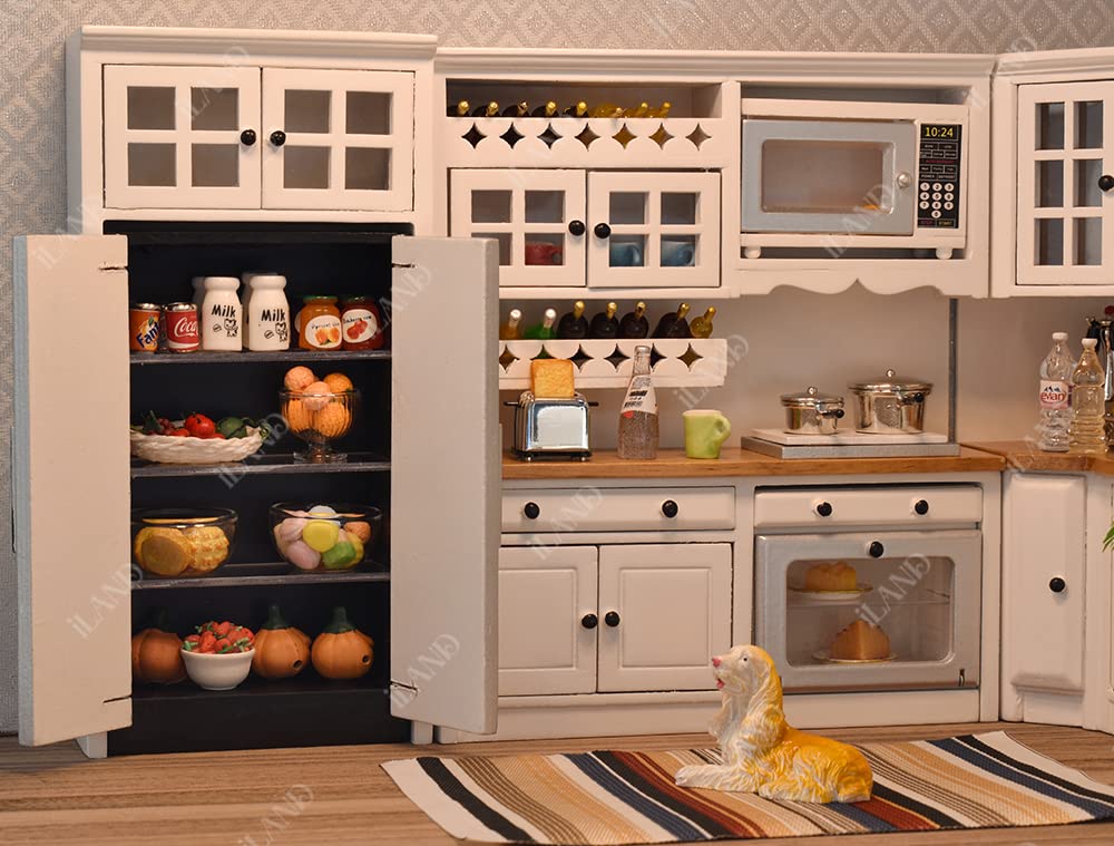 iLAND microwave detail adds a modern touch to tiny kitchens