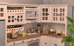iLAND refrigerator detail for organized mini food storage