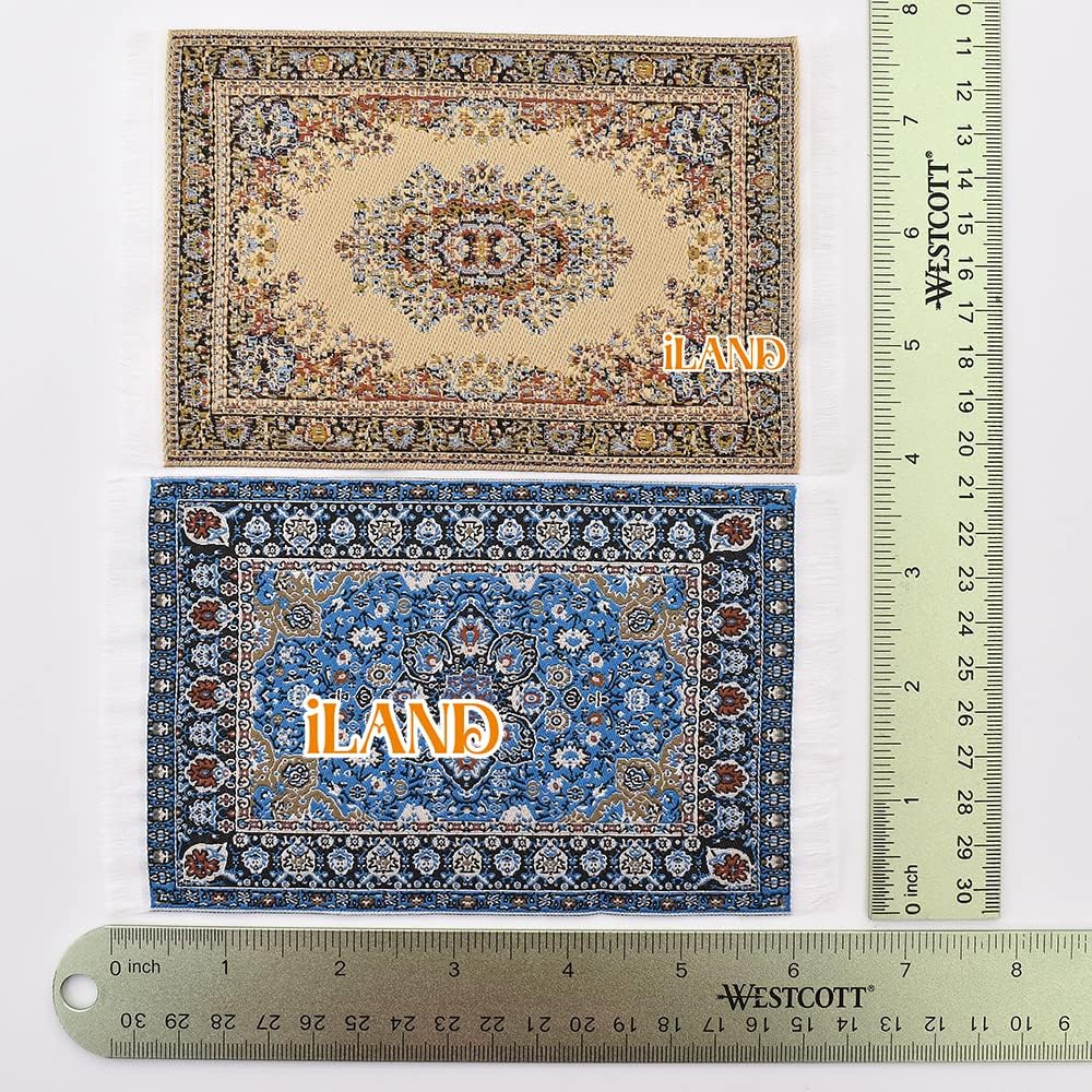 iland dollhouse rug packaging safeguards delicate weave during transit and handling.
