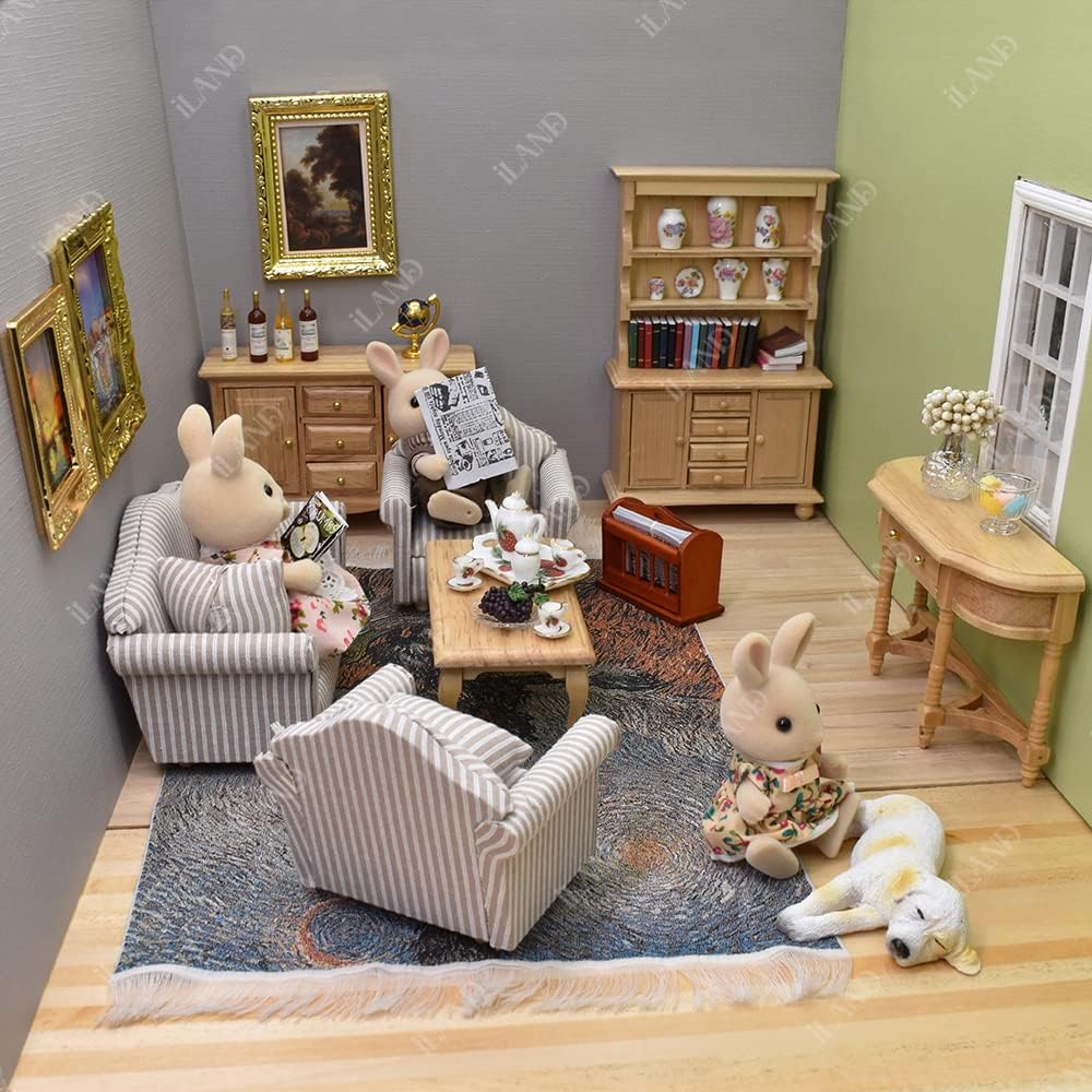 iland dollhouse picture set enables creative arrangement in different rooms