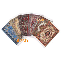 Eco-friendly packaging protects the two rugs during delivery