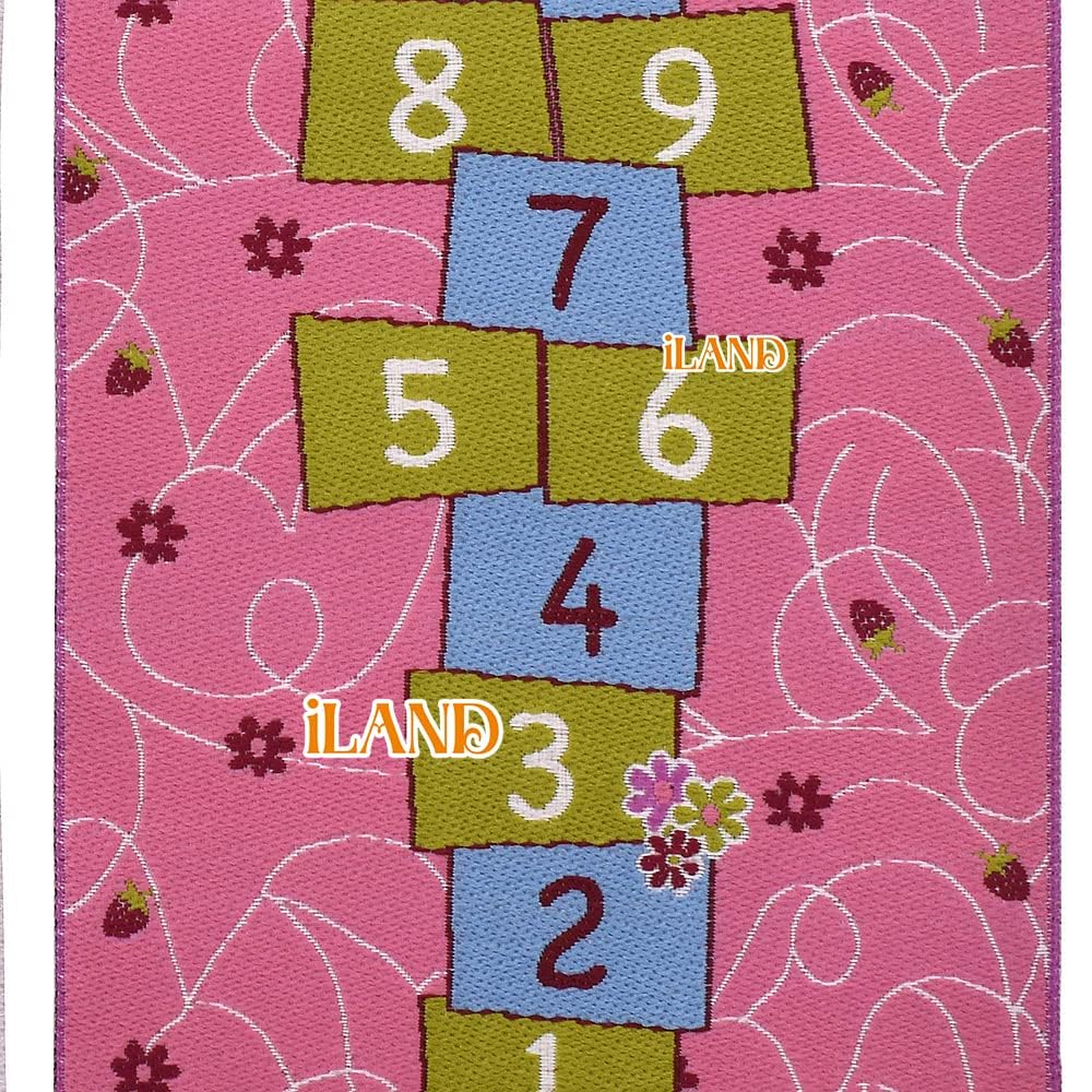 iLAND fringe-free rug detail to prevent unraveling while keeping a clean look.