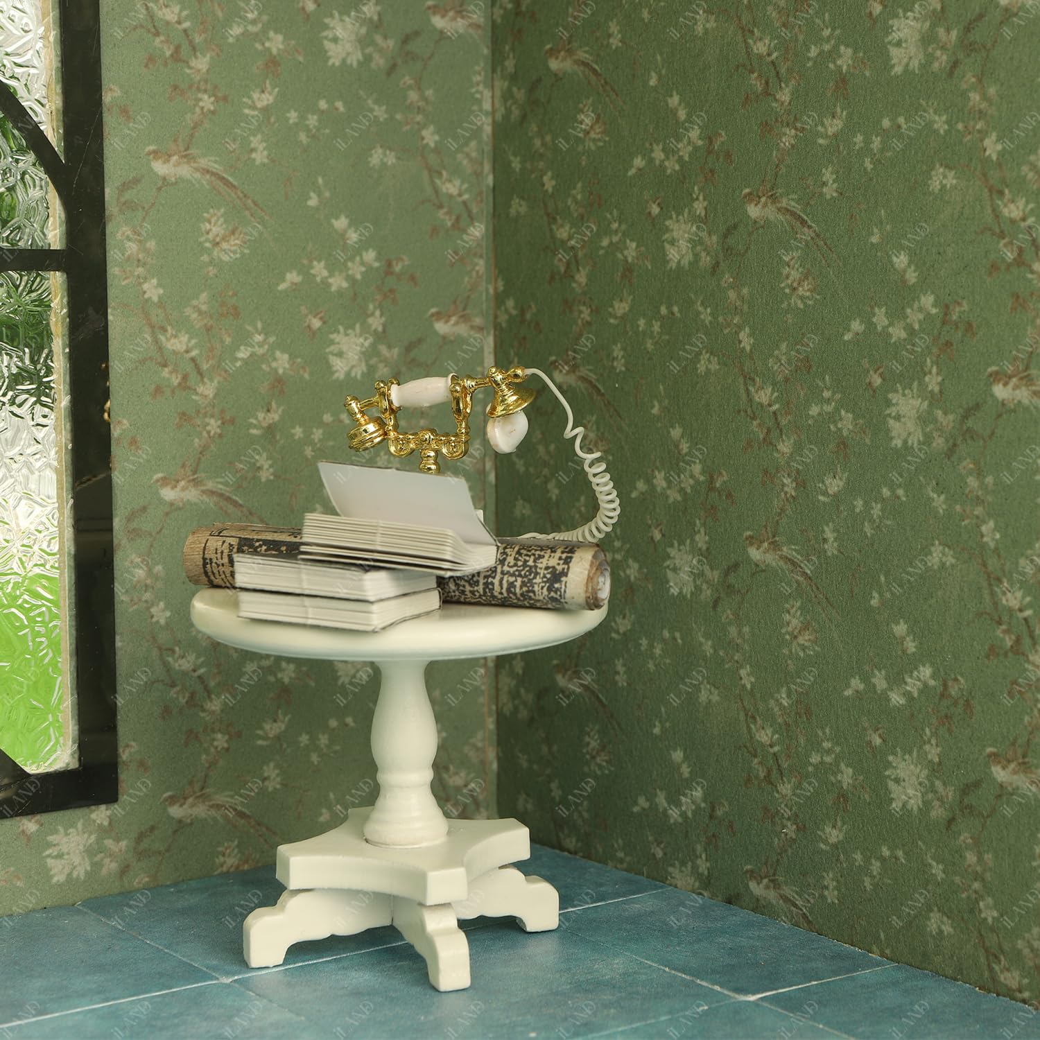 iland dollhouse wallpaper 1:12 scale designs inspire creative DIY projects