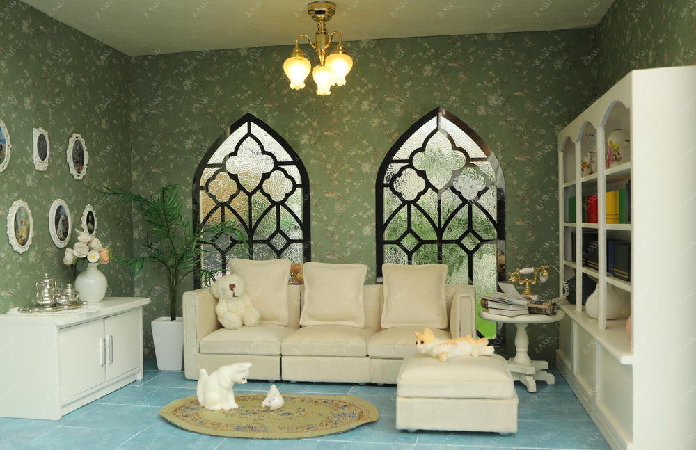 iland dollhouse wallpaper harmonious designs brighten tiny rooms with natural sage tones