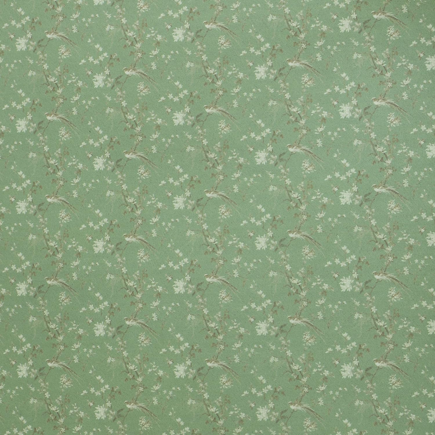 iland dollhouse wallpaper forest sage tone adds calming depth to miniature rooms