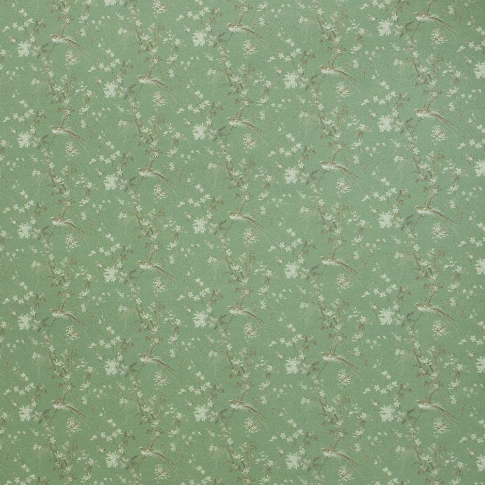iland dollhouse wallpaper forest sage tone adds calming depth to miniature rooms