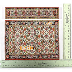 iland mini rugs bring life to dollhouse living rooms and bedrooms.