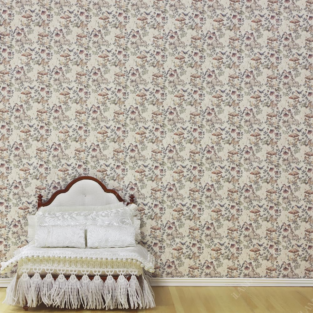 iland Originality Forest Whisper on cotton paper showcases crisp patterns for durable miniature walls