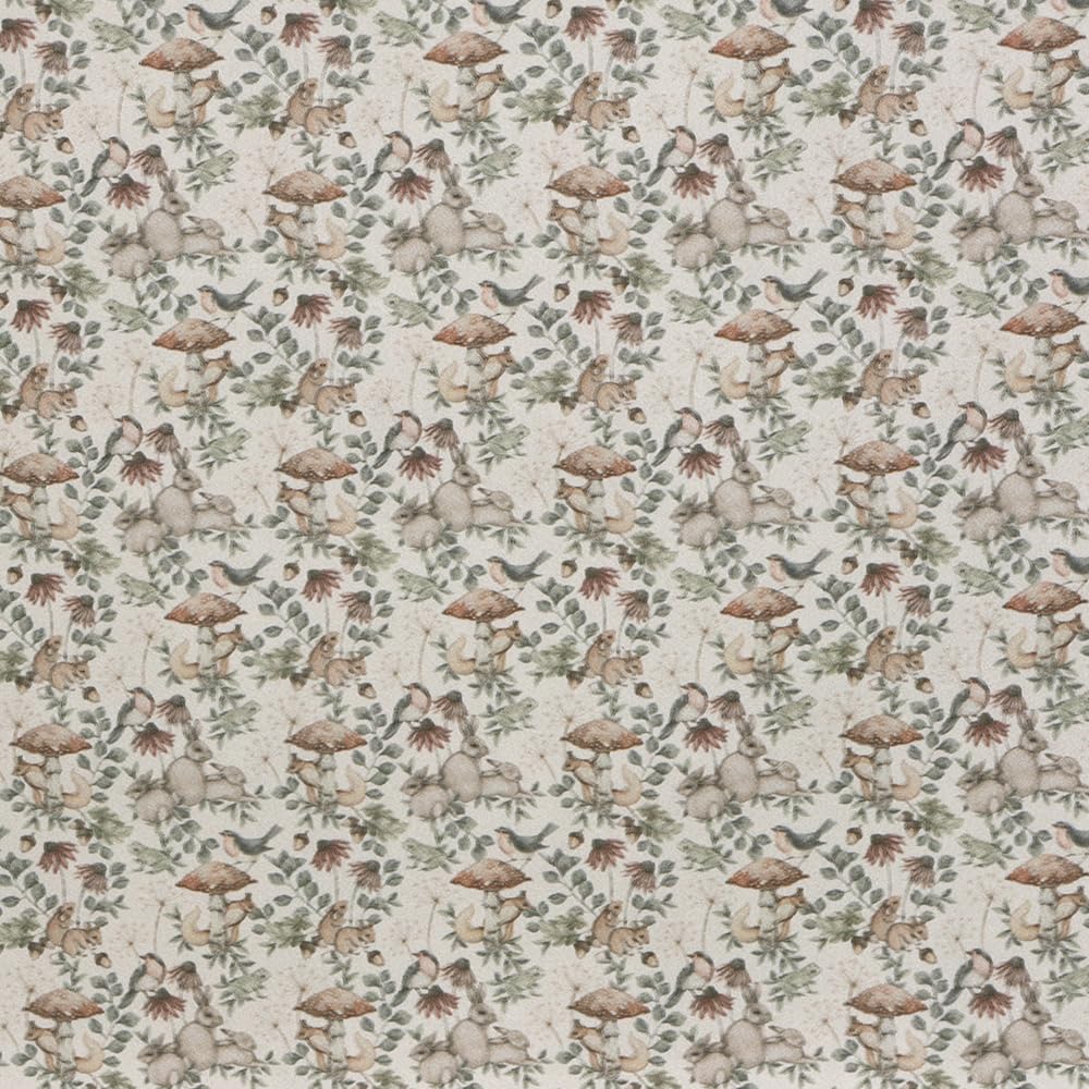 iland Originality Forest Whisper wallpaper close-up reveals forest detail for realistic 1:12 scale interiors