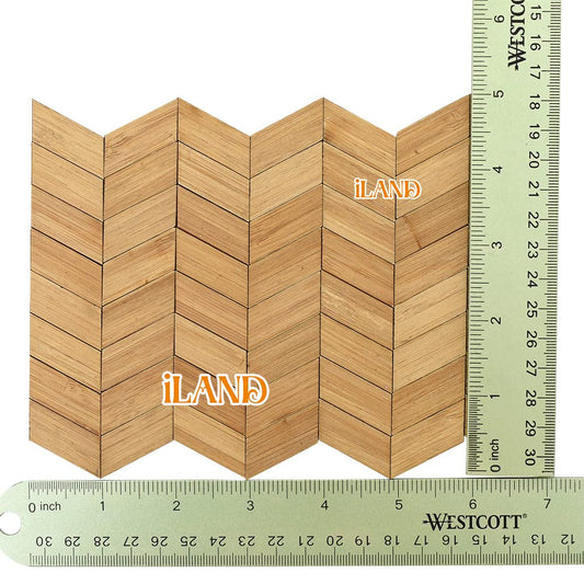 iland varnished bamboo floorboards, 1:12 scale, ideal for free-form splicing and creative layouts