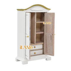 iLAND rug adds warmth and color to cozy dollhouse bedroom.