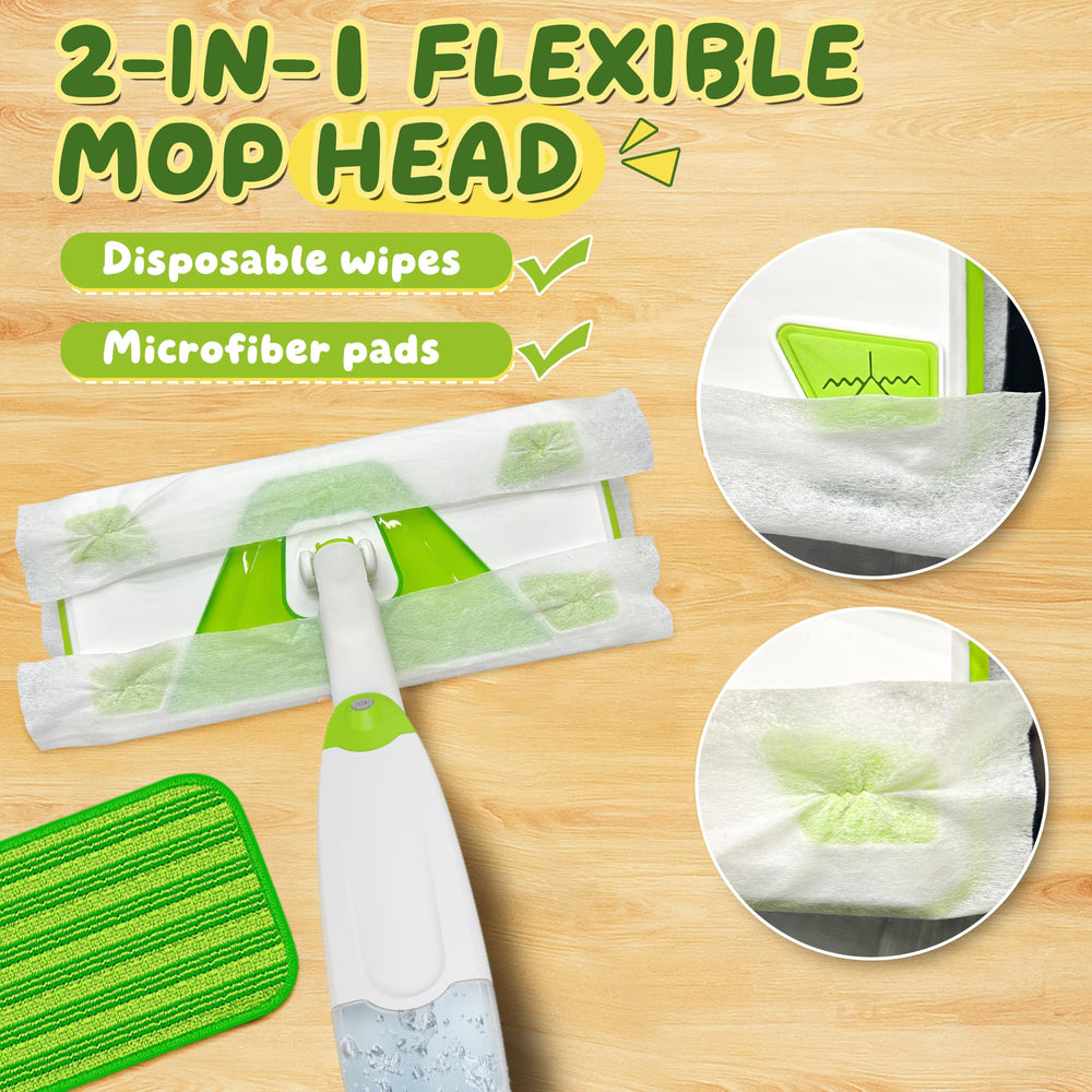 ILAVCLEAN easy-assembly mop set lets parents guide setup