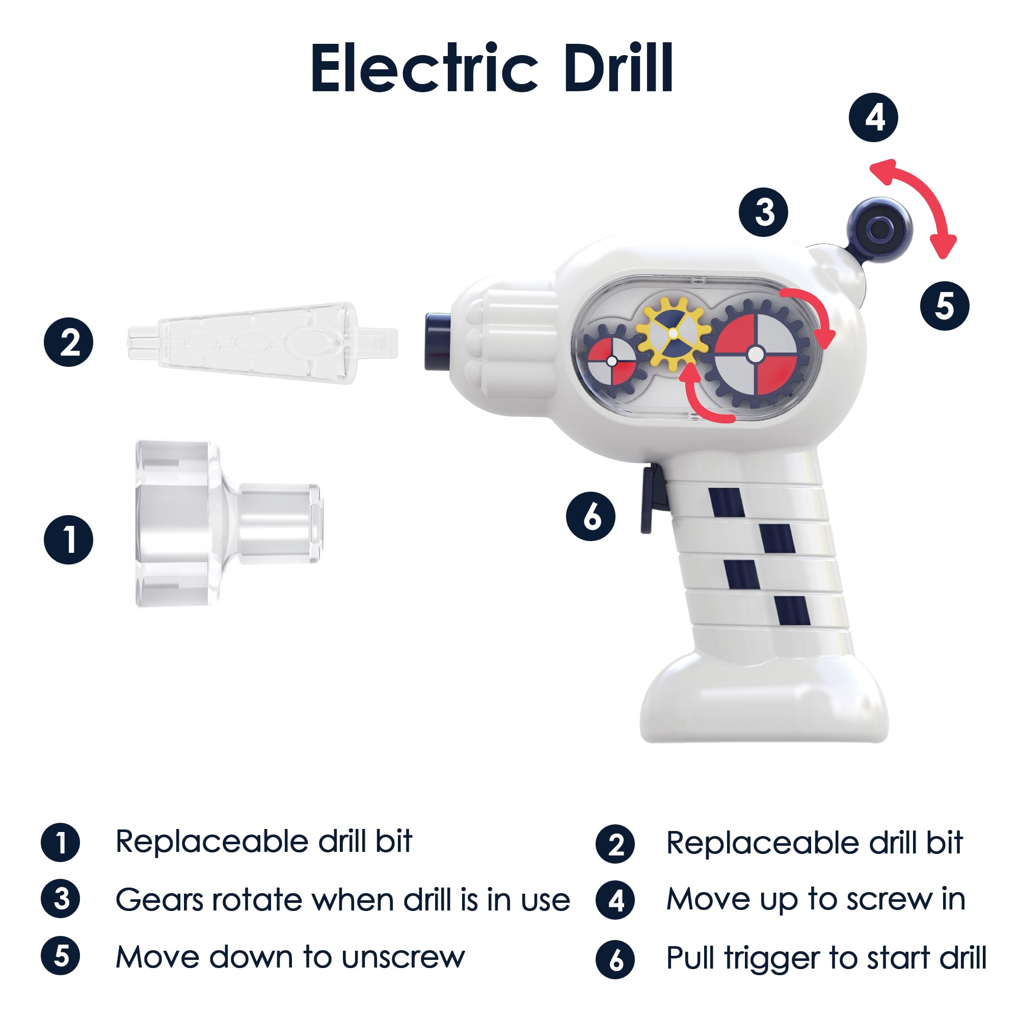 ilearn safety-tested durable materials support long-lasting imaginative play.