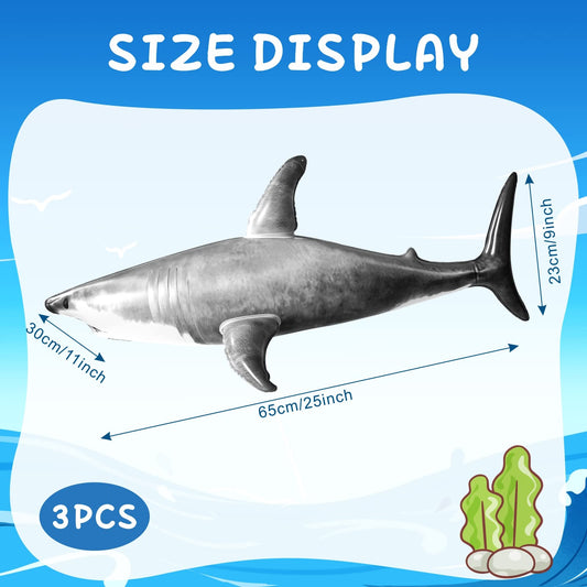 ILEISURELY inflatable shark pool toy in action, perfect for ocean-themed birthdays and photos