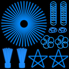 ILHSTY blue glow sticks bulk pack for vibrant party lighting