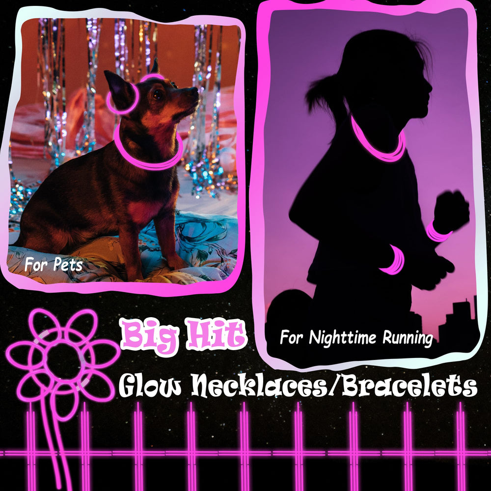 ILHSTY glow sticks bulk favors for versatile party decorations and activities.