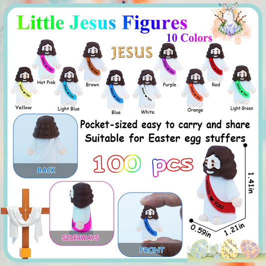 ILHSTY mini Jesus figurines in assorted colors ideal for party favors