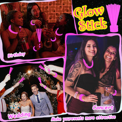 ILHSTY neon pink party decor adds vibrant lighting for celebrations.
