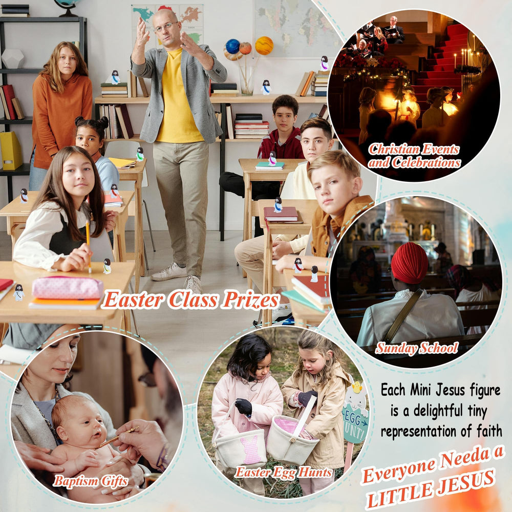 ILHSTY tiny Jesus figures great for treasure hunts and classroom activities