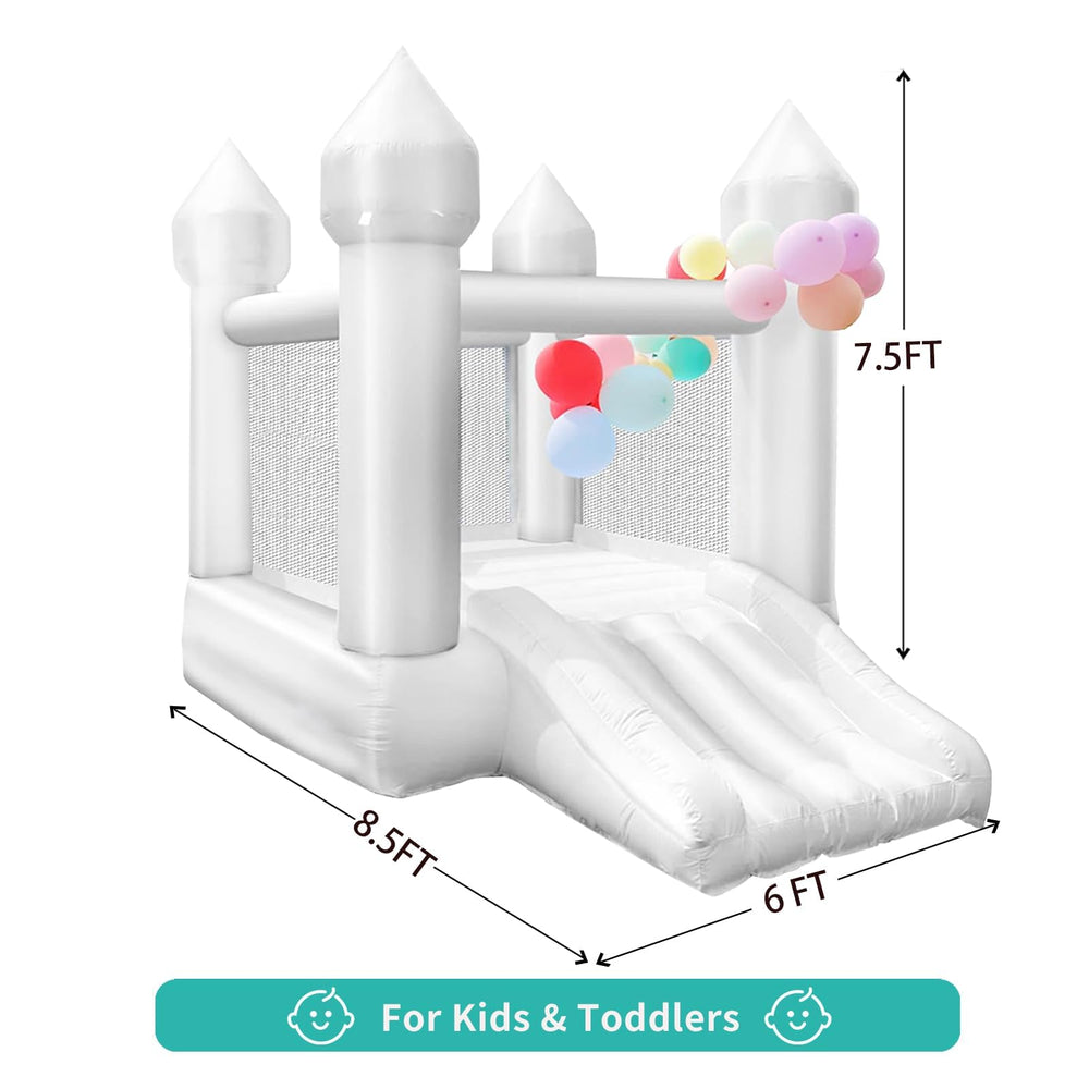 iLink-outer white castle includes blower and patches for easy maintenance.